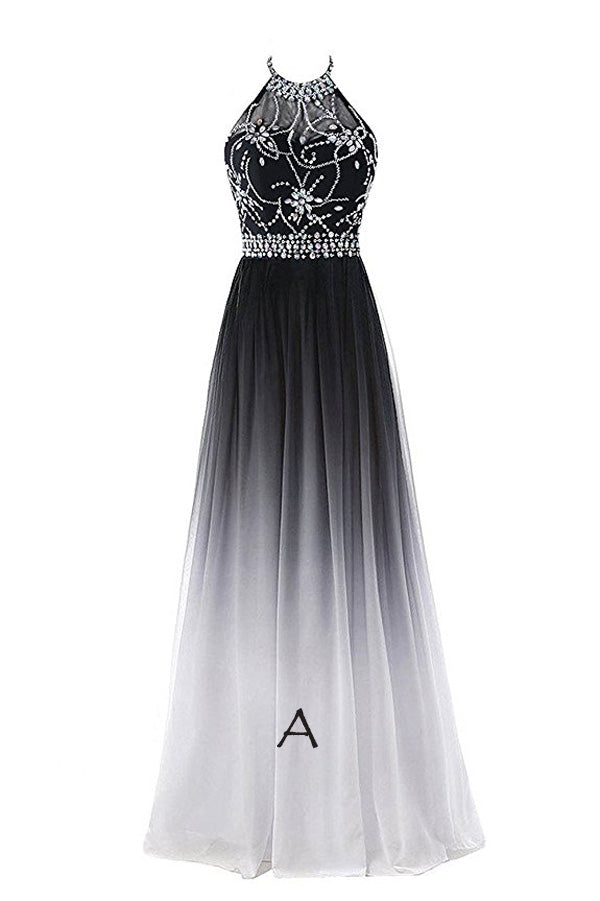 black and white formal dresses